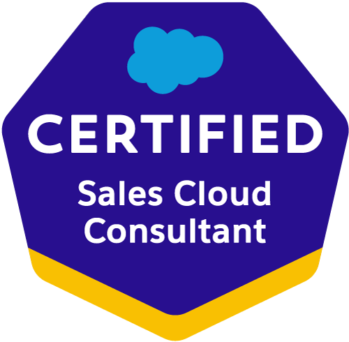 Salesforce Certified Sales Cloud Consultant badge
