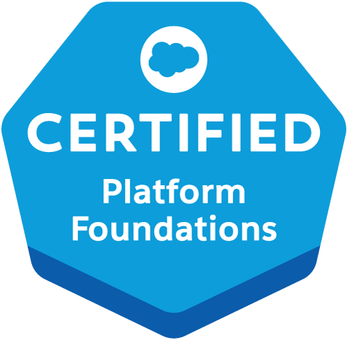 Salesforce Certified Platform Foundations badge